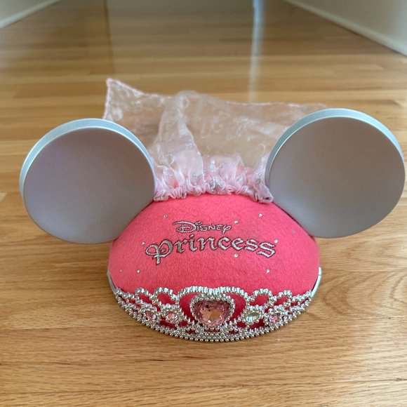 Disney Princess Minnie Mouse Ears with Tiara and Veil - Picture 10 of 15